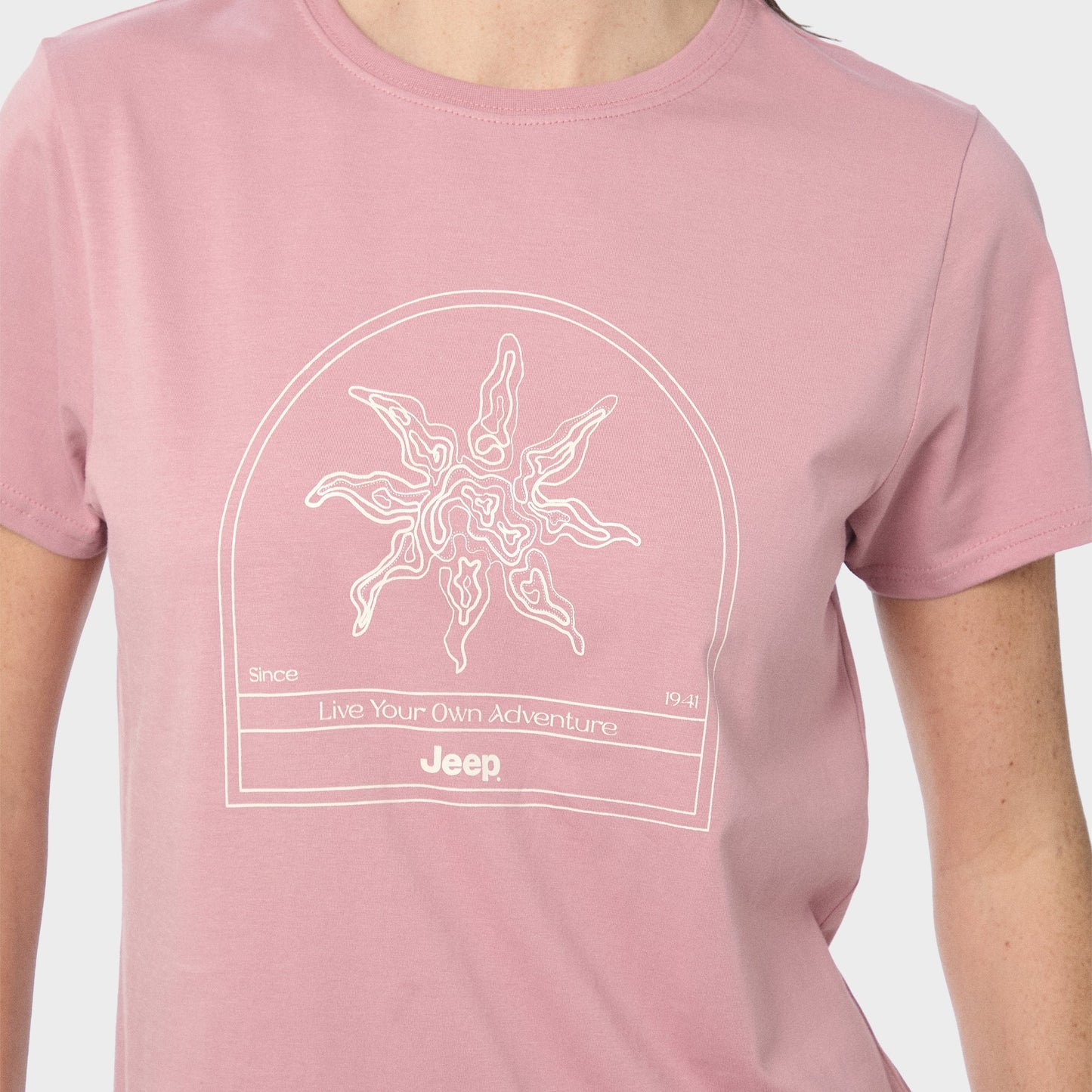 Jeep Ladies Fashion Graphic T-Shirt