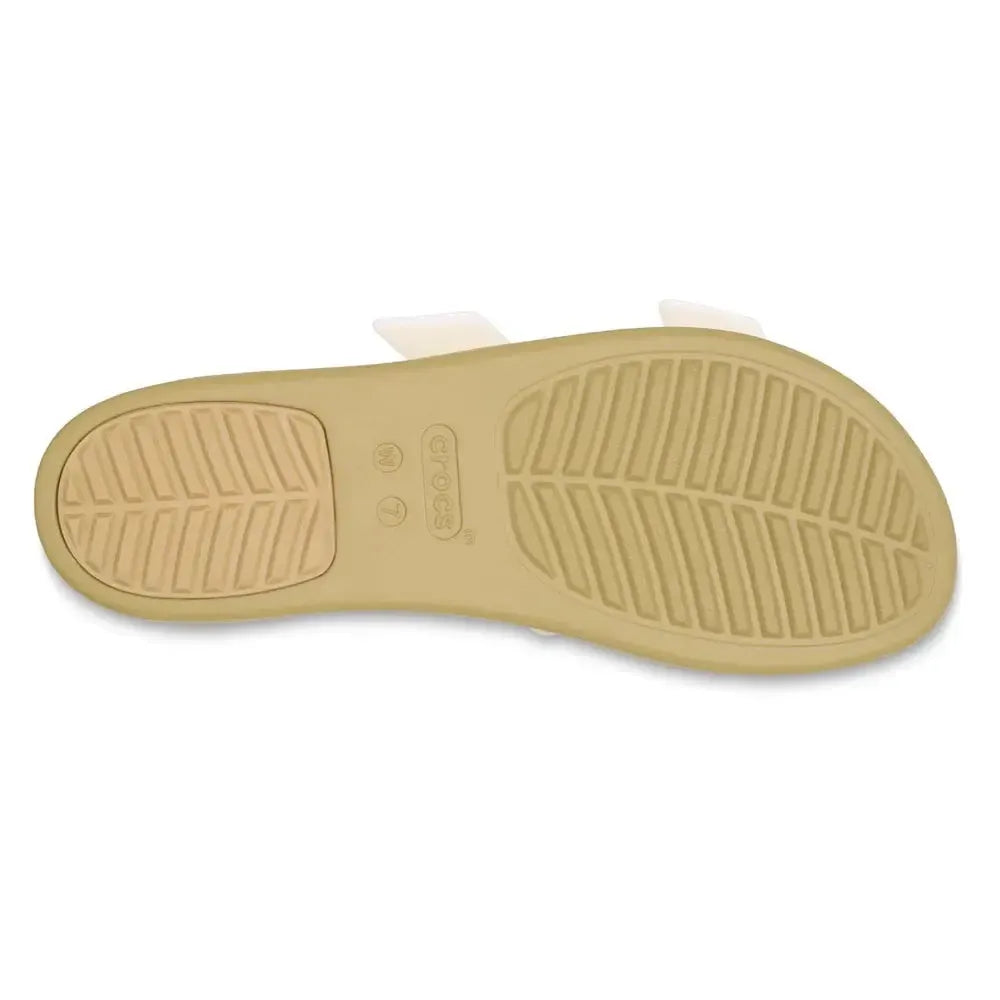 Crocs Ladies Brooklyn Buckle Low Wedge Sandal