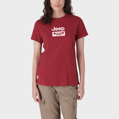 Jeep Ladies Grill Foil Print T-shirt