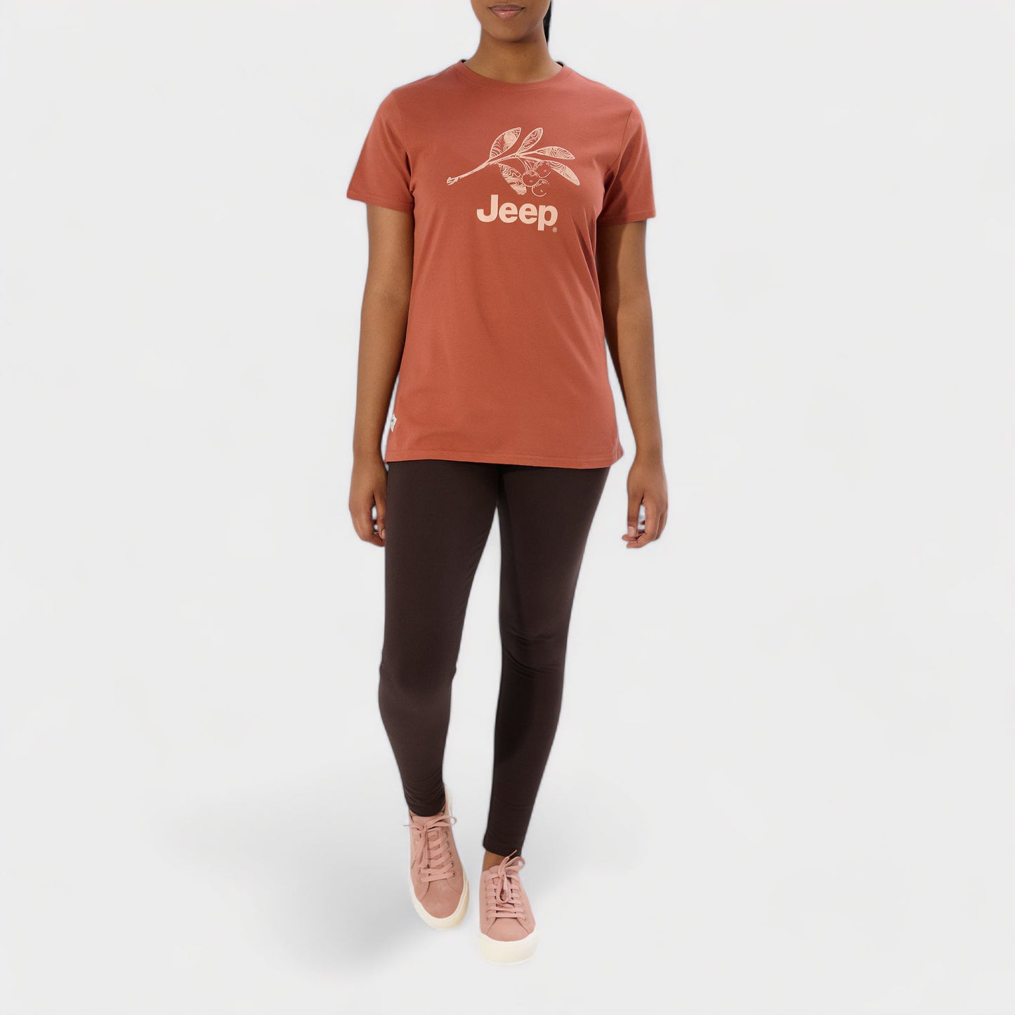 Jeep Ladies Acorn Graphic T-shirt