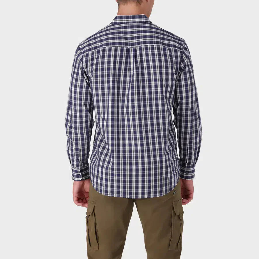Jeep Long Sleeve Yarn Dyed Check Shirt