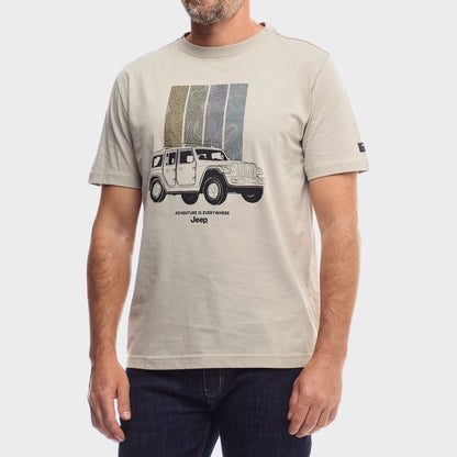 Jeep Fashion Print T-shirt