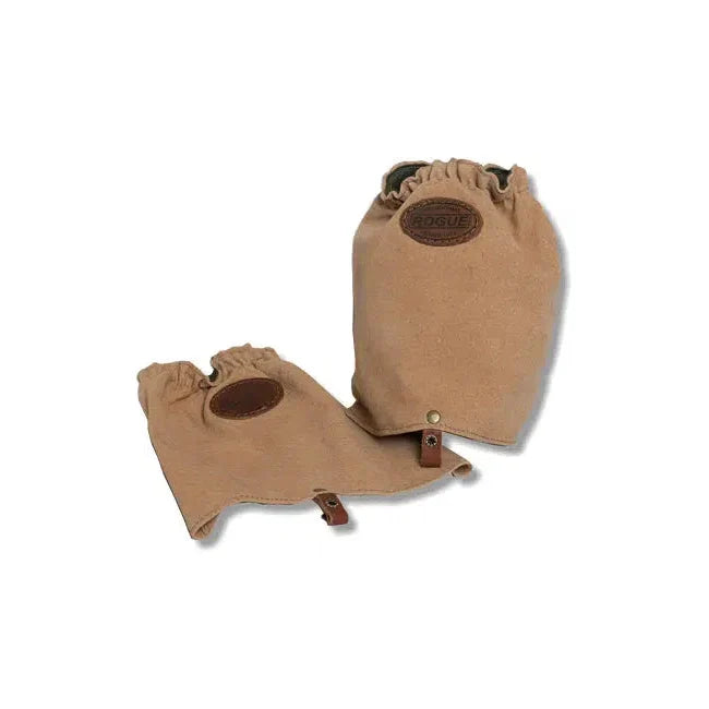 Rogue Short Leather Velcro Gaiters