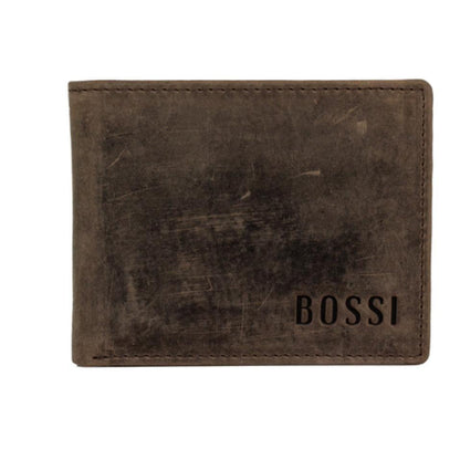 Bossi Hunter Leather Billfold Wallet - Small