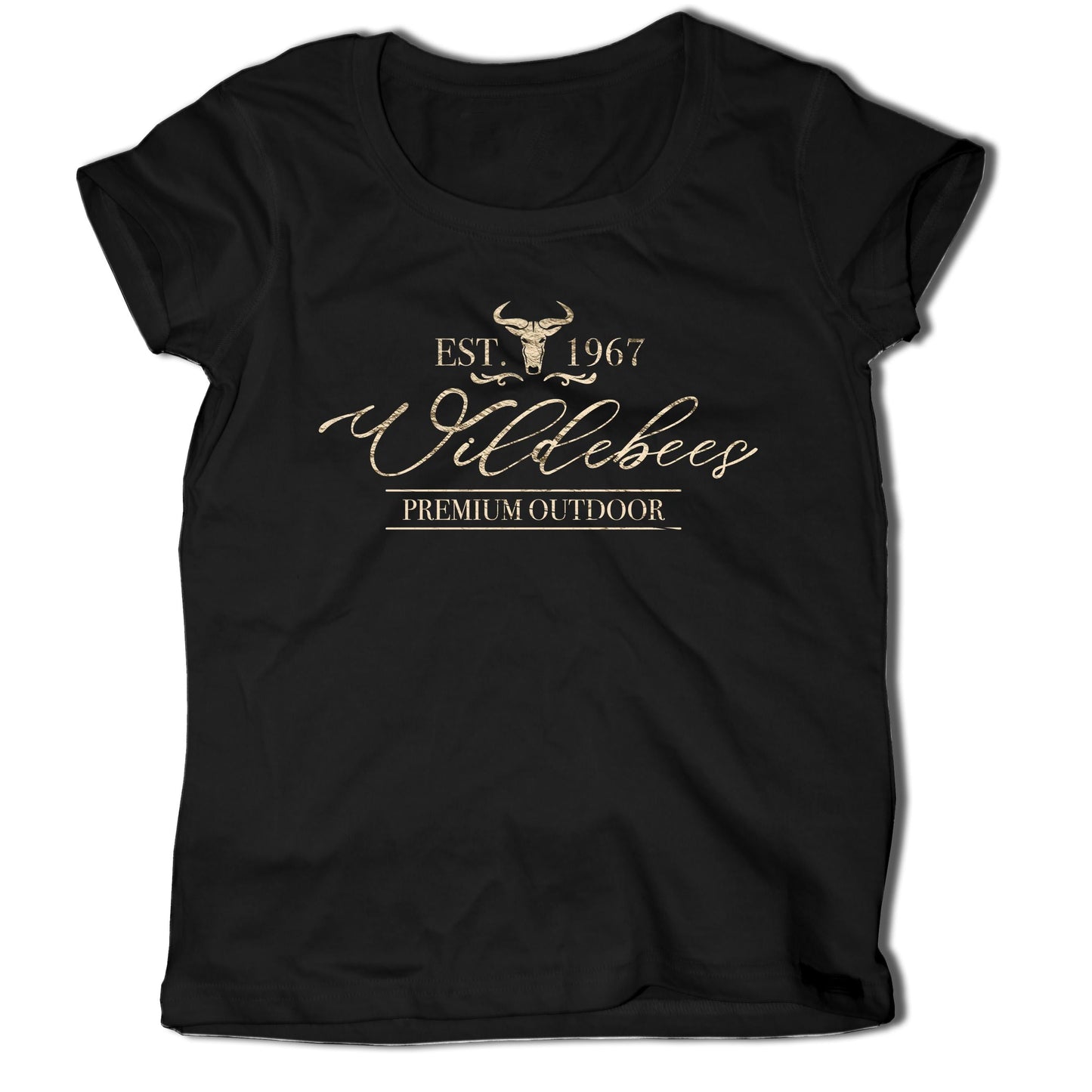 Wildebees Ladies Glitzy Script T-Shirt