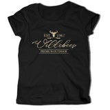 Wildebees Ladies Glitzy Script T-Shirt