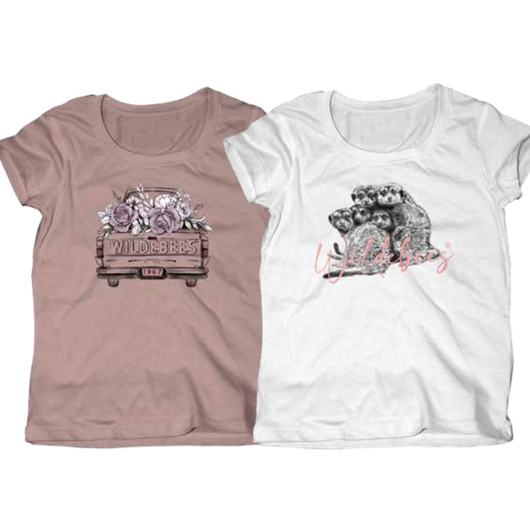Wildebees Ladies 2-Pack T-shirts