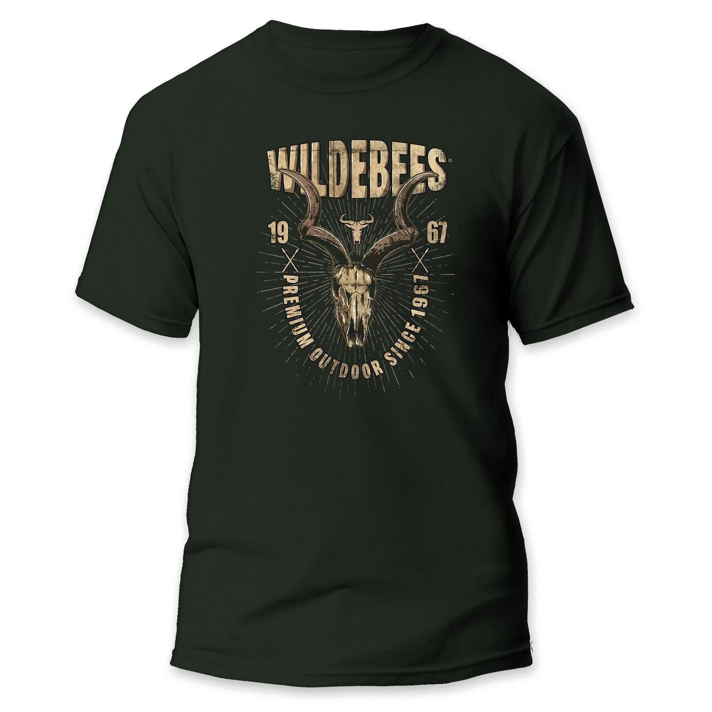 Wildebees Parchment Skull T-Shirt